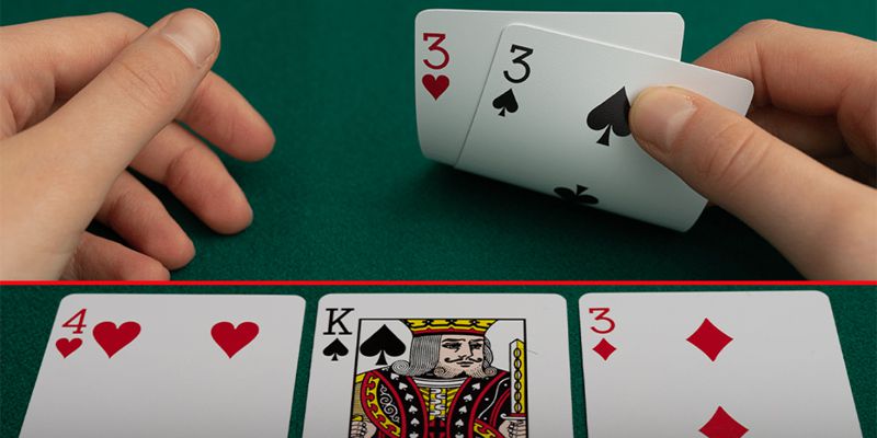 Các lựa chọn cược sẽ tương tự như cách chơi Poker ở vòng cược trước đó