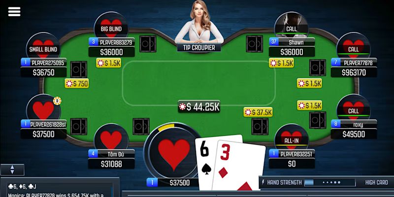 Cách vận hành game Poker online 